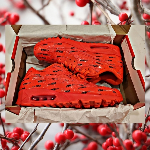 🆕️Nike Air Max 90 "Just Do It Pack Bright Crimson"🆕️ - Picture 3 of 16